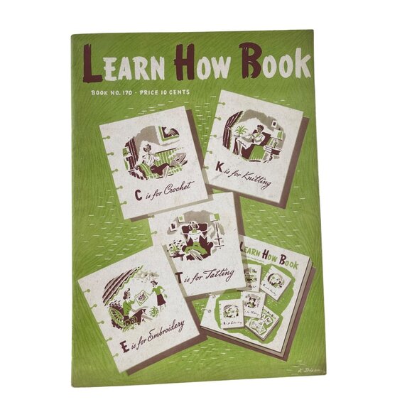 Vintage Crochet Pattern Booklet Collection 1940s Lot of 6! Midcentury - Picture 7 of 10